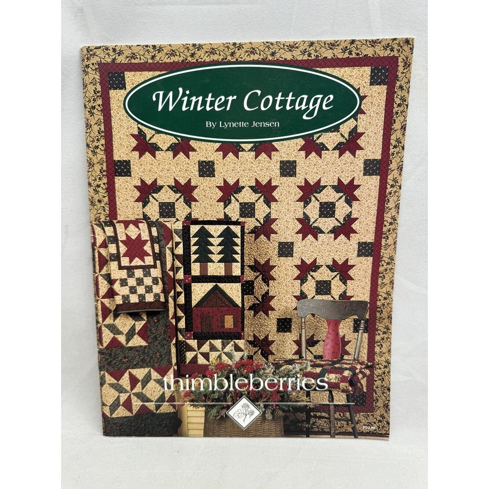 Winter Cottage Quilt Pattern 1997 Thimbleberries Wall Lynette Jensen Book BK080